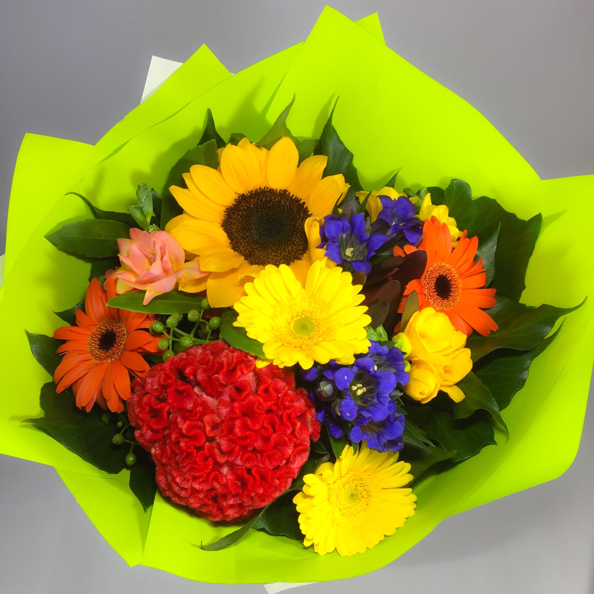 bright birthday flowers for wife anniversary